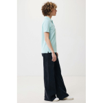 Poloshirt aus Bio-Baumwoll-Piqué, 220 g/m², Iqoniq Yosemite farbe mintgrün dritte Ansicht mit Modell