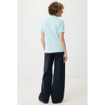 Poloshirt aus Bio-Baumwoll-Piqué, 220 g/m², Iqoniq Yosemite farbe mintgrün vierte Ansicht mit Modell