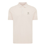 Poloshirt aus Bio-Baumwoll-Piqué, 220 g/m², Iqoniq Yosemite farbe hellrosa Ansicht mit Logo
