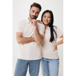 Poloshirt aus Bio-Baumwoll-Piqué, 220 g/m², Iqoniq Yosemite farbe hellrosa Ansicht mit Modell
