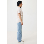 Poloshirt aus Bio-Baumwoll-Piqué, 220 g/m², Iqoniq Yosemite farbe hellrosa fünfte Ansicht mit Modell