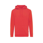 Hoodie aus organischer Baumwolle, slim fit, 340 g/m², Iqoniq farbe rot