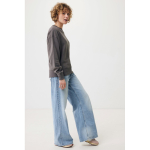 Sweatshirt Oversize aus Öko-Baumwolle, 340 g/m2, Iqoniq Kruger farbe mattsilber