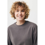 Sweatshirt Oversize aus Öko-Baumwolle, 340 g/m2, Iqoniq Kruger farbe mattsilber