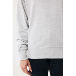 Sweatshirt Oversize aus Öko-Baumwolle, 340 g/m2, Iqoniq Kruger farbe hellgrau