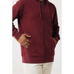 Sweatshirt aus Öko-Baumwolle, 340 g/m2, Iqoniq Abisco farbe bordeaux fünfte Ansicht mit Modell