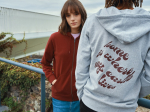 Sweatshirt aus Öko-Baumwolle, 340 g/m2, Iqoniq Abisco farbe bordeaux Lifestyle-Bild 2