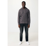 Sweatshirt aus Öko-Baumwolle, 340 g/m2, Iqoniq Abisco farbe mattsilber zweite Ansicht mit Modell