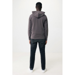 Sweatshirt aus Öko-Baumwolle, 340 g/m2, Iqoniq Abisco farbe mattsilber vierte Ansicht mit Modell