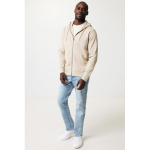 Sweatshirt aus Öko-Baumwolle, 340 g/m2, Iqoniq Abisco farbe hellbraun Ansicht mit Modell