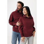 Sweatshirt aus Öko-Baumwolle regular fit 340 g/m2 Iqoniq farbe bordeaux Ansicht mit Modell