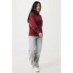 Sweatshirt aus Öko-Baumwolle regular fit 340 g/m2 Iqoniq farbe bordeaux zweite Ansicht mit Modell