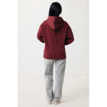 Sweatshirt aus Öko-Baumwolle regular fit 340 g/m2 Iqoniq farbe bordeaux fünfte Ansicht mit Modell