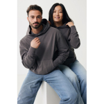 Sweatshirt aus Öko-Baumwolle regular fit 340 g/m2 Iqoniq farbe mattsilber Ansicht mit Modell