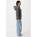 Sweatshirt aus Öko-Baumwolle regular fit 340 g/m2 Iqoniq farbe mattsilber vierte Ansicht mit Modell