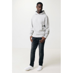 Sweatshirt aus Öko-Baumwolle regular fit 340 g/m2 Iqoniq farbe hellgrau Ansicht mit Modell