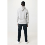 Sweatshirt aus Öko-Baumwolle regular fit 340 g/m2 Iqoniq farbe hellgrau vierte Ansicht mit Modell