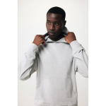 Sweatshirt aus Öko-Baumwolle regular fit 340 g/m2 Iqoniq farbe hellgrau fünfte Ansicht mit Modell