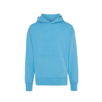 Sweatshirt aus Öko-Baumwolle regular fit 340 g/m2 Iqoniq farbe cyan-blau