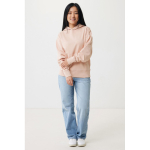Sweatshirt aus Öko-Baumwolle regular fit 340 g/m2 Iqoniq farbe pastellrose dritte Ansicht mit Modell