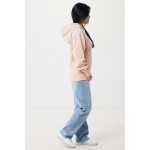 Sweatshirt aus Öko-Baumwolle regular fit 340 g/m2 Iqoniq farbe pastellrose fünfte Ansicht mit Modell