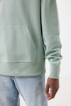 Sweatshirt aus Öko-Baumwolle regular fit 340 g/m2 Iqoniq farbe olivgrün fünfte Ansicht mit Modell