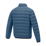 Herren-Daunenjacke aus Polyester, 164 g/m2, Elevate Life farbe cyan-blau dritte Rückansicht