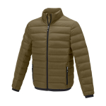 Herren-Daunenjacke aus Polyester, 164 g/m2, Elevate Life farbe olivgrün