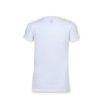 Weiße Damen T-Shirt aus 100% Baumwolle, 140 g/m2, Fruit Of The Loom siebte Ansicht