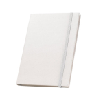 Notizbuch aus recyceltem Milchkarton mit elastischem Band, A5