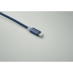 2-in-1-Schlüsselanhänger inkl. Ladekabel mit 3 Anschlüssen