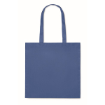 Einfarbige Tasche aus RPET Non-Woven mit langen Henkeln, 80 g/m2 farbe köngisblau