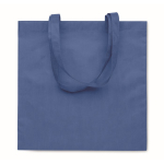 Einfarbige Tasche aus RPET Non-Woven mit langen Henkeln, 80 g/m2 farbe köngisblau zweite Ansicht