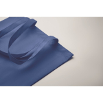Einfarbige Tasche aus RPET Non-Woven mit langen Henkeln, 80 g/m2 farbe köngisblau drittes Detailbild