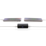 Powerbank im Taschenformat für verschiedene Geräte, 5.000 mAh farbe schwarz zweite Ansicht