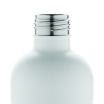 Auslaufsichere Flasche aus recyceltem Edelstahl, 800 ml farbe weiß dritte Ansicht
