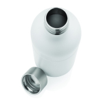 Auslaufsichere Flasche aus recyceltem Edelstahl, 800 ml farbe weiß vierte Ansicht