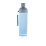 Flasche aus RPET mit abnehmbarem Deckel und Tragegriff, 600 ml farbe blau zweite Ansicht