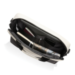 Umhängetasche aus RPET für Laptop mit Innentaschen, 15,6” farbe gebrochen weiß fünfte Ansicht