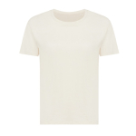 Damen-T-Shirt aus recycelter Baumwolle Slim Fit, Iqoniq, 160 g/m2 farbe natürliche farbe