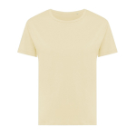 Damen-T-Shirt aus recycelter Baumwolle Slim Fit, Iqoniq, 160 g/m2 farbe hellgelb