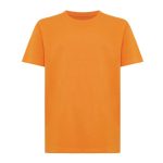 Kinder-T-Shirt aus recycelter Baumwolle Casual Fit, Iqoniq, 160 g/m2 farbe orange
