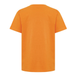 Kinder-T-Shirt aus recycelter Baumwolle Casual Fit, Iqoniq, 160 g/m2 farbe orange zweite Ansicht
