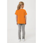 Kinder-T-Shirt aus recycelter Baumwolle Casual Fit, Iqoniq, 160 g/m2 farbe orange