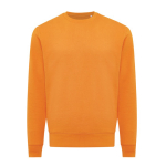 Unisex Pullover aus recycelter Baumwolle Slim Fit, Iqoniq, 280 g/m2 farbe orange