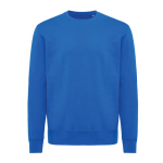 Unisex Pullover aus recycelter Baumwolle Slim Fit, Iqoniq, 280 g/m2 farbe köngisblau