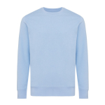 Unisex Pullover aus recycelter Baumwolle Slim Fit, Iqoniq, 280 g/m2 farbe cyan-blau