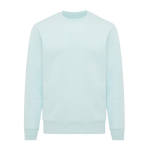 Unisex Pullover aus recycelter Baumwolle Slim Fit, Iqoniq, 280 g/m2 farbe mintgrün