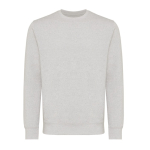Unisex Pullover aus recycelter Baumwolle Slim Fit, Iqoniq, 280 g/m2 farbe hellgrau