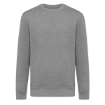 Unisex Pullover aus recycelter Baumwolle Slim Fit, Iqoniq, 280 g/m2 farbe aschgrau